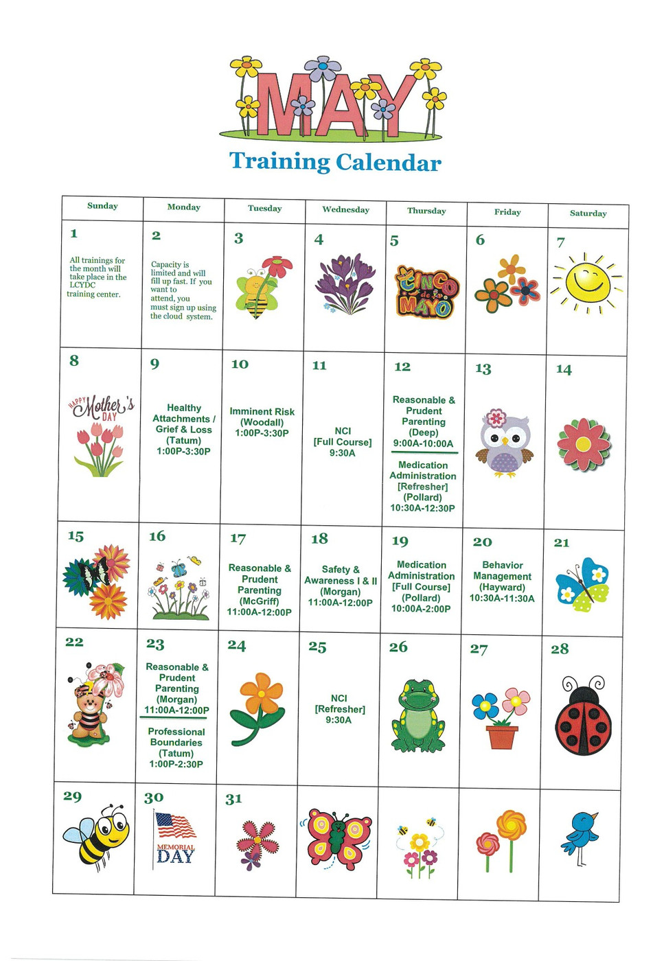 May 2022 Calendar